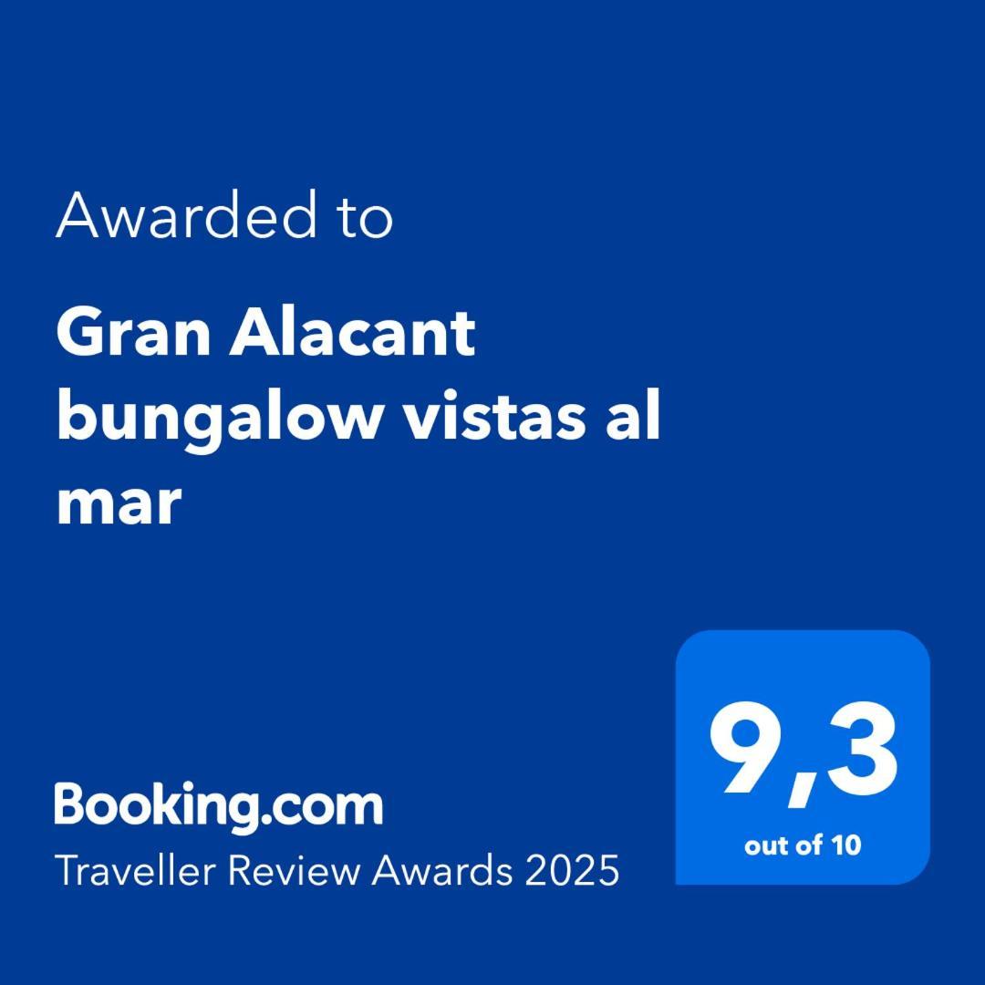Gran Alacant Bungalow Vistas Al Mar Extérieur photo